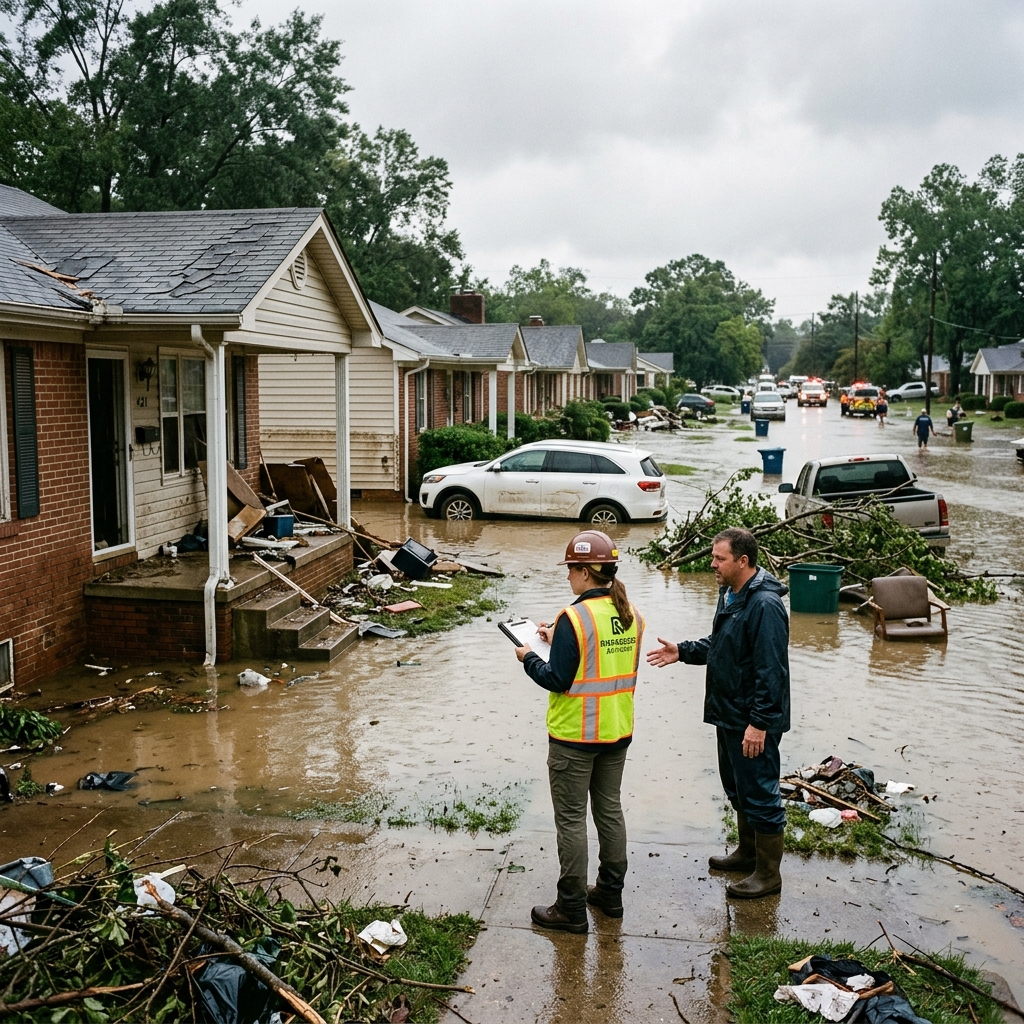 Rapid catastrophe flood response