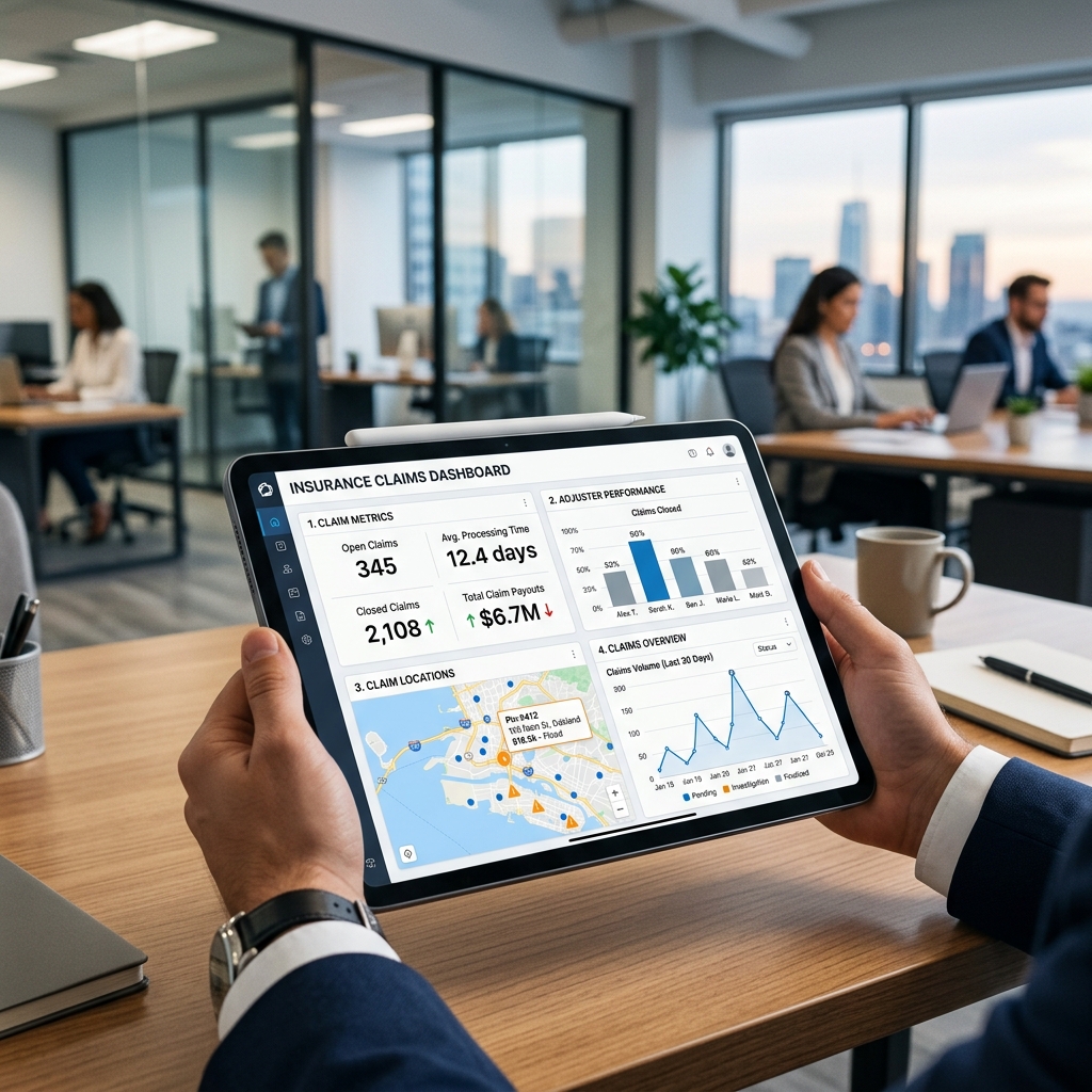 Integrated claims performance portal